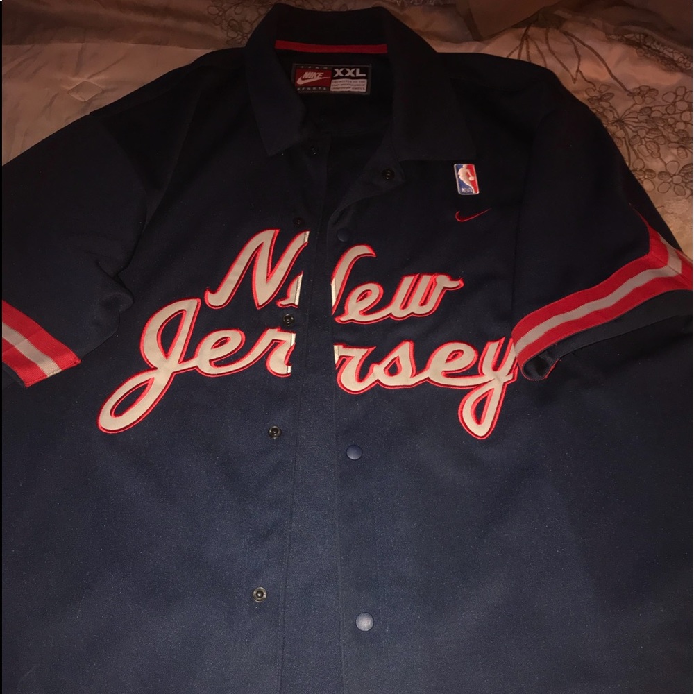 Nike New Jersey Nets warm up Jacket, size XXL